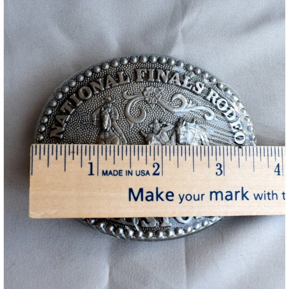 Belt Buckle‎ Brand-New 1989 Hesston NFR National Finals Rodeo Western Cowboy